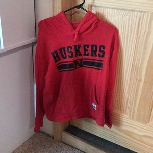 PINK Huskers sweatshirt